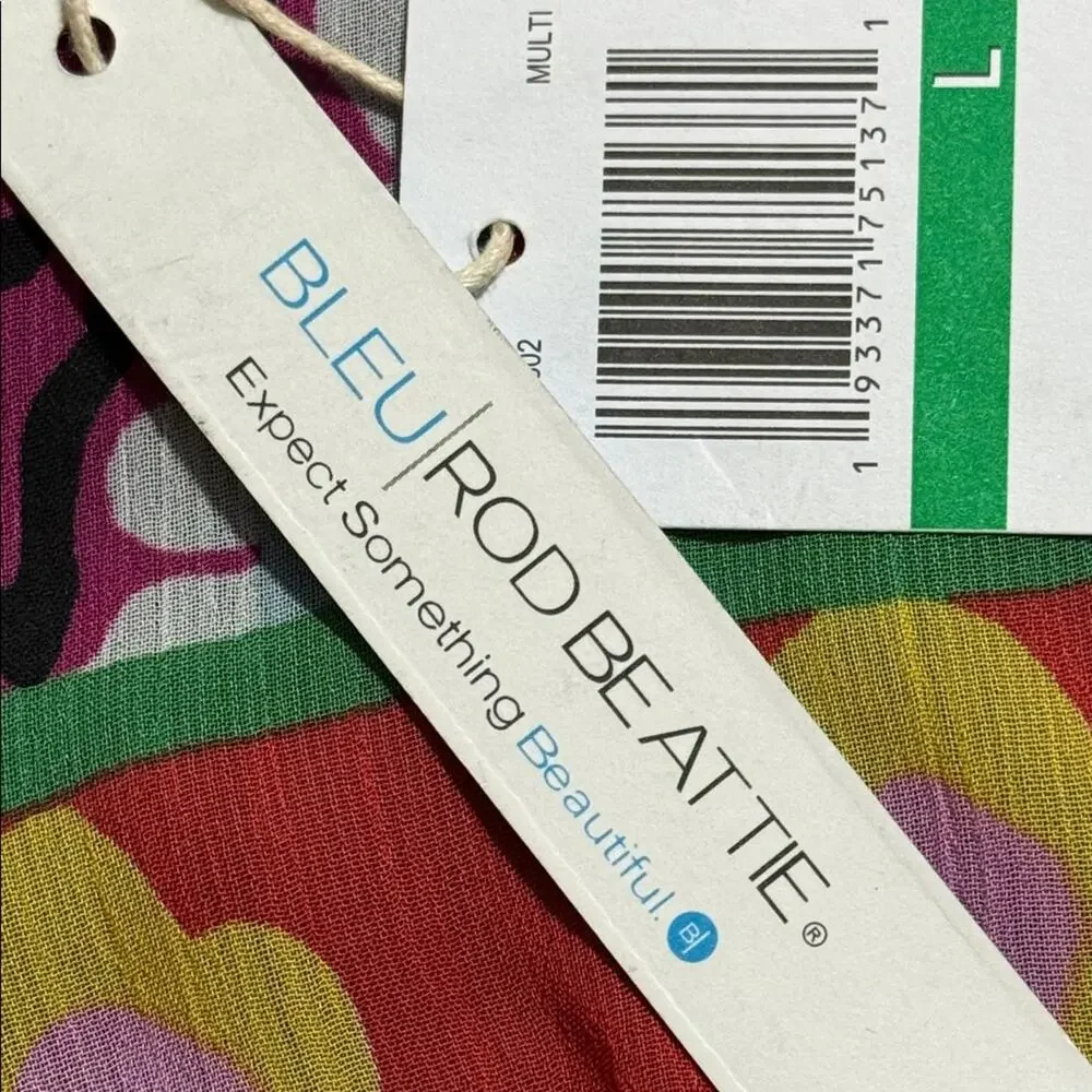 BLEU ROD BEATTIE size large plus size drawstring waist cover up beachwear swim - Picture 7 of 12